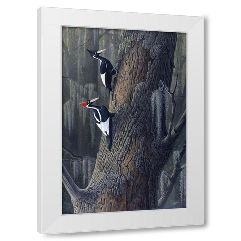 Legends Of The Pearl White Modern Wood Framed Art Print by Goebel, Wilhelm