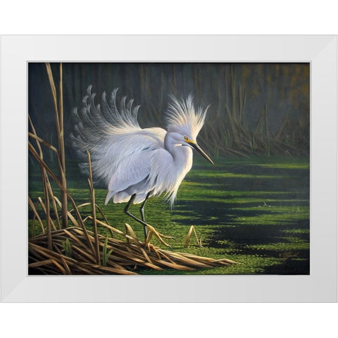 Wg9250710013 White Modern Wood Framed Art Print by Goebel, Wilhelm