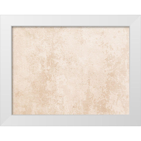 Distressed Walls White Modern Wood Framed Art Print by Adebowale