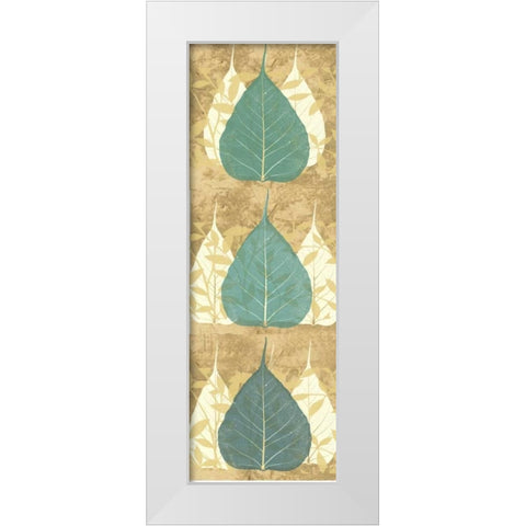 Tree Leaves 2 White Modern Wood Framed Art Print by DAmico, Angela