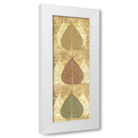 Tree Leaves 3 White Modern Wood Framed Art Print by DAmico, Angela
