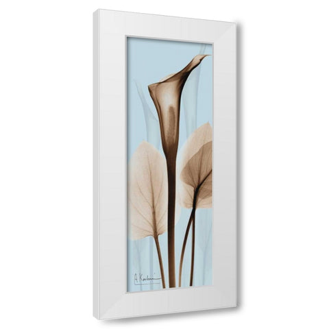 Flower 2 White Modern Wood Framed Art Print by Koetsier, Albert