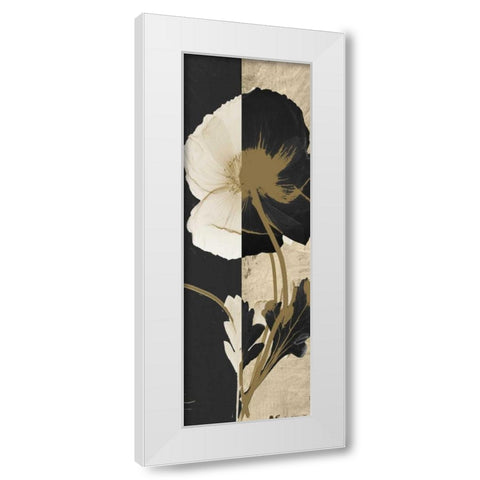 Iceland Poppy White Modern Wood Framed Art Print by Koetsier, Albert