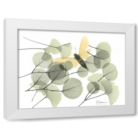 Explosion of Spring_L245 White Modern Wood Framed Art Print by Koetsier, Albert