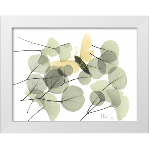 Explosion of Spring_L245 White Modern Wood Framed Art Print by Koetsier, Albert