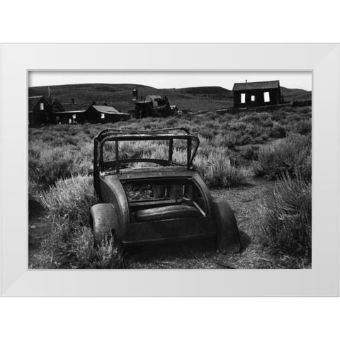 Bodi Car Trunk White Modern Wood Framed Art Print by Koetsier, Albert