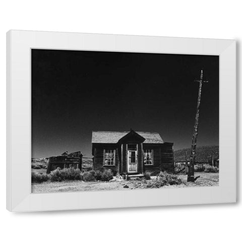 Bodi Outhouse White Modern Wood Framed Art Print by Koetsier, Albert