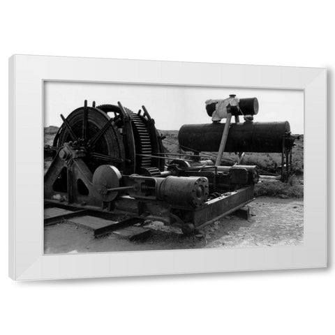 Bodi Mining 2 White Modern Wood Framed Art Print by Koetsier, Albert