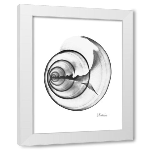 Crystal 4 White Modern Wood Framed Art Print by Koetsier, Albert