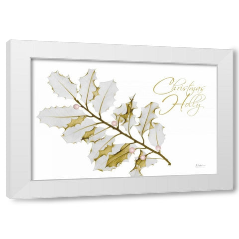 New Holly A L297 White Modern Wood Framed Art Print by Koetsier, Albert