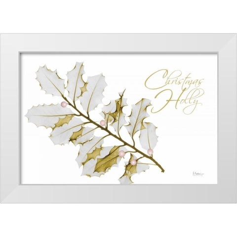 New Holly A L297 White Modern Wood Framed Art Print by Koetsier, Albert