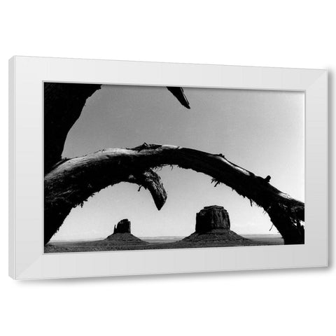 Reaching Over White Modern Wood Framed Art Print by Koetsier, Albert