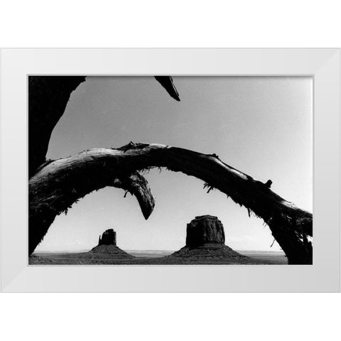 Reaching Over White Modern Wood Framed Art Print by Koetsier, Albert