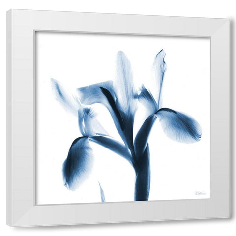 Le Flur Indigo White Modern Wood Framed Art Print by Koetsier, Albert