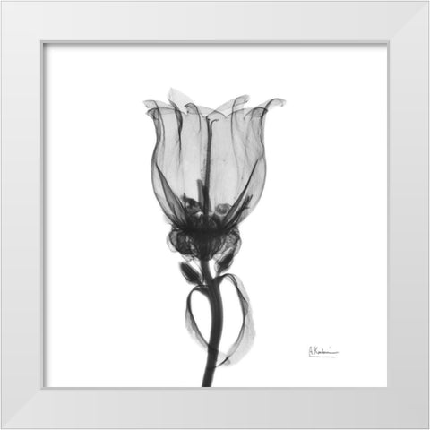 Canterbury Bell White Modern Wood Framed Art Print by Koetsier, Albert