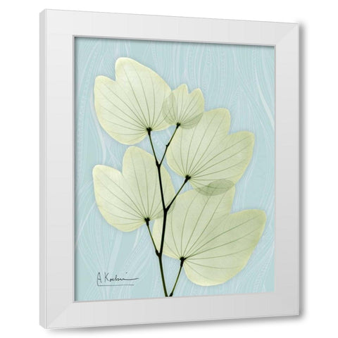 Orchid Tree L122 White Modern Wood Framed Art Print by Koetsier, Albert