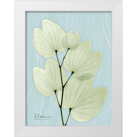 Orchid Tree L122 White Modern Wood Framed Art Print by Koetsier, Albert