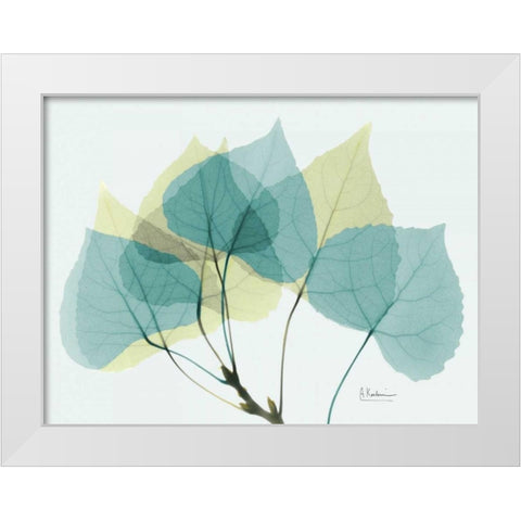 Aspen E143 White Modern Wood Framed Art Print by Koetsier, Albert