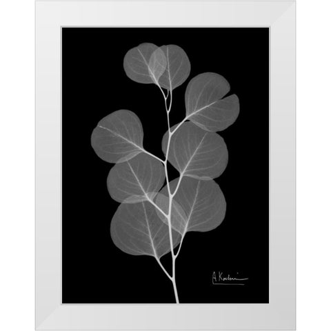 Eucalyptus E196 White Modern Wood Framed Art Print by Koetsier, Albert