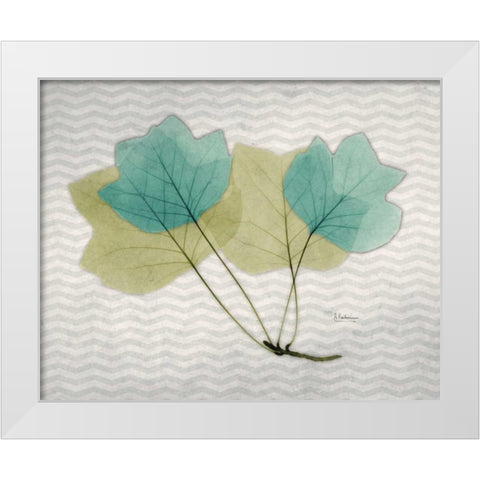 Citrus Tulip Tree White Modern Wood Framed Art Print by Koetsier, Albert