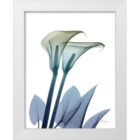 Ombre Expression 9 White Modern Wood Framed Art Print by Koetsier, Albert