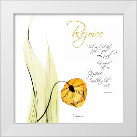 Sandersonia Day H51 White Modern Wood Framed Art Print by Koetsier, Albert