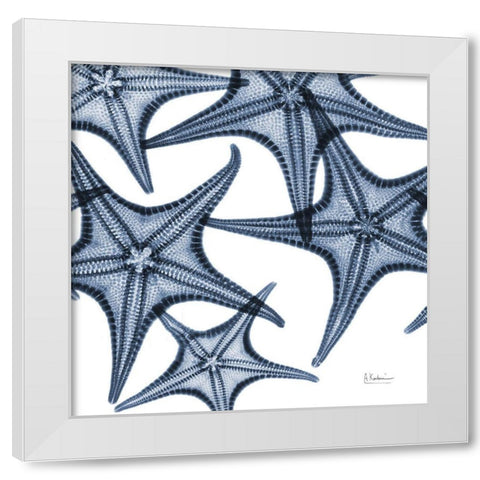 Starfish Trip 4 White Modern Wood Framed Art Print by Koetsier, Albert