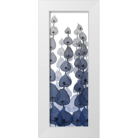 Sapphire Blooms On White 4 White Modern Wood Framed Art Print by Koetsier, Albert
