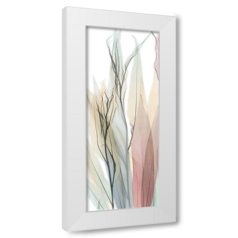 Sprouting Hues 6 White Modern Wood Framed Art Print by Koetsier, Albert