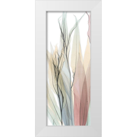 Sprouting Hues 6 White Modern Wood Framed Art Print by Koetsier, Albert