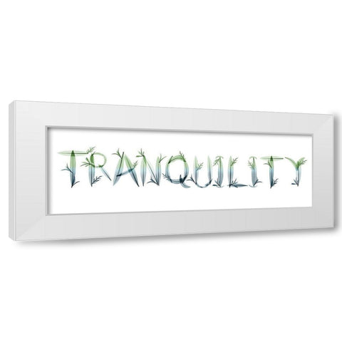 Tranquility White Modern Wood Framed Art Print by Koetsier, Albert