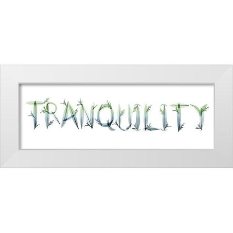 Tranquility White Modern Wood Framed Art Print by Koetsier, Albert