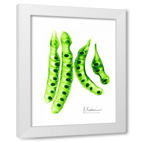 Carob Formation 2 White Modern Wood Framed Art Print by Koetsier, Albert