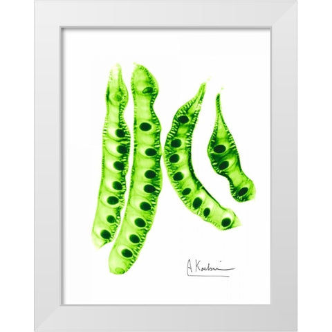 Carob Formation 2 White Modern Wood Framed Art Print by Koetsier, Albert