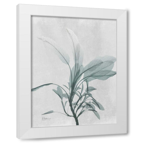 Emerald Sage 1 White Modern Wood Framed Art Print by Koetsier, Albert