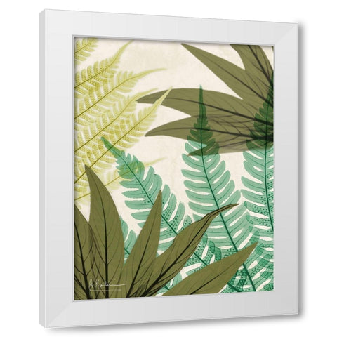 Mesozoic Travels 2 White Modern Wood Framed Art Print by Koetsier, Albert