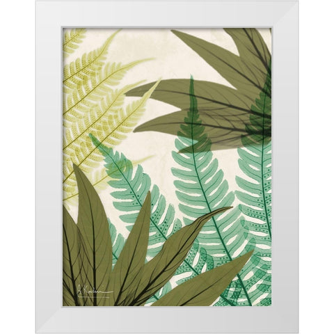 Mesozoic Travels 2 White Modern Wood Framed Art Print by Koetsier, Albert