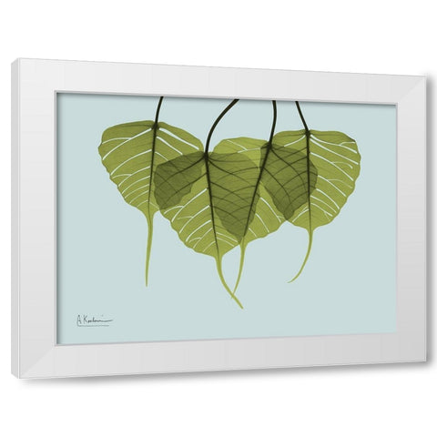 Bodhi Tree Quartet White Modern Wood Framed Art Print by Koetsier, Albert