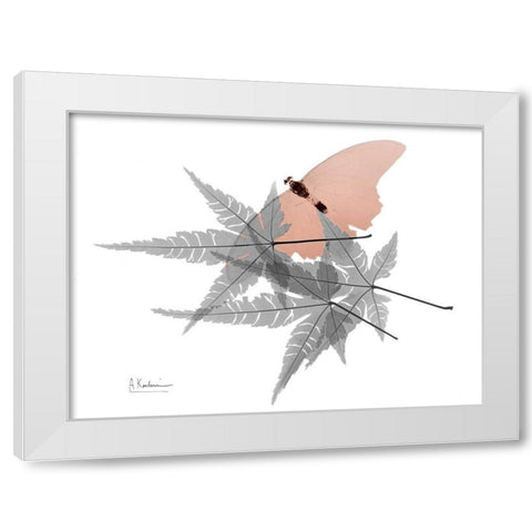 Hidden Flight 1 White Modern Wood Framed Art Print by Koetsier, Albert