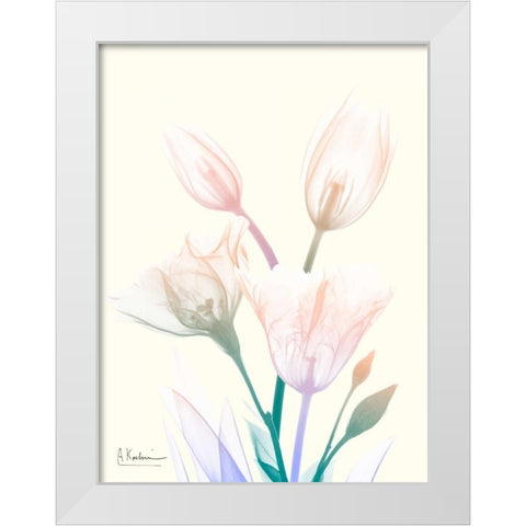 Loud Tempo 1 White Modern Wood Framed Art Print by Koetsier, Albert