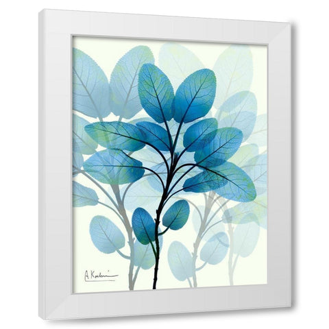 Focused Azure 1 White Modern Wood Framed Art Print by Koetsier, Albert