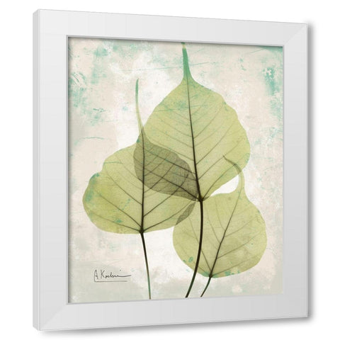 Stoned Bo Tree White Modern Wood Framed Art Print by Koetsier, Albert