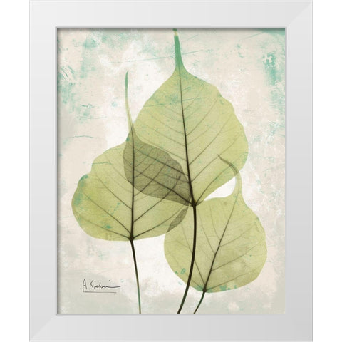 Stoned Bo Tree White Modern Wood Framed Art Print by Koetsier, Albert