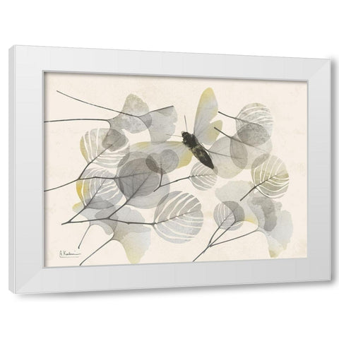 Sunny Flight 2 White Modern Wood Framed Art Print by Koetsier, Albert