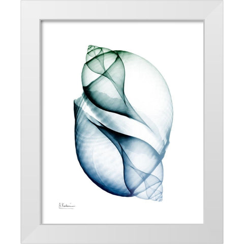 Crystal Breeze 1 White Modern Wood Framed Art Print by Koetsier, Albert
