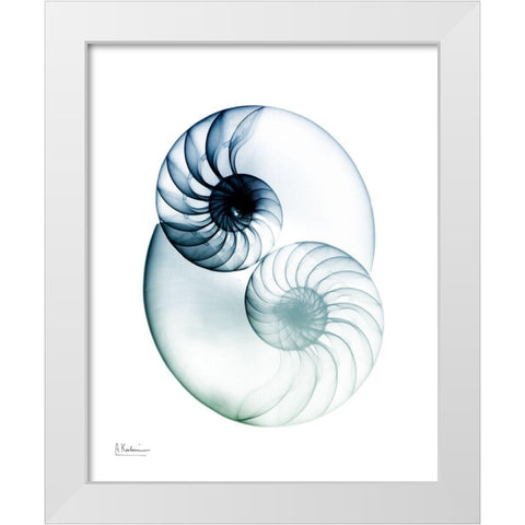 Crystal Breeze 2 White Modern Wood Framed Art Print by Koetsier, Albert