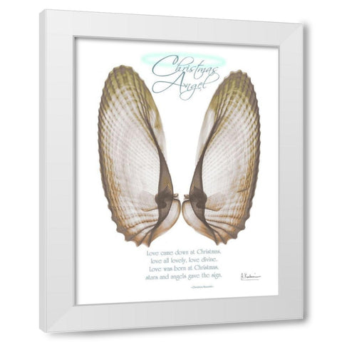 Christmas Morning Wings White Modern Wood Framed Art Print by Koetsier, Albert