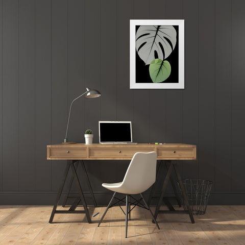 Botanical Embrace 1 White Modern Wood Framed Art Print by Koetsier, Albert