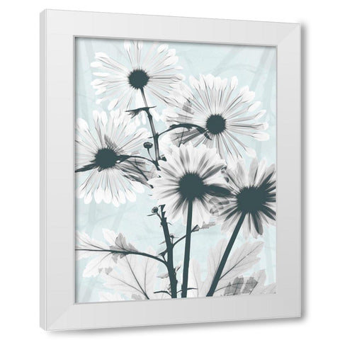 Gerbera Crystalis 1 White Modern Wood Framed Art Print by Koetsier, Albert