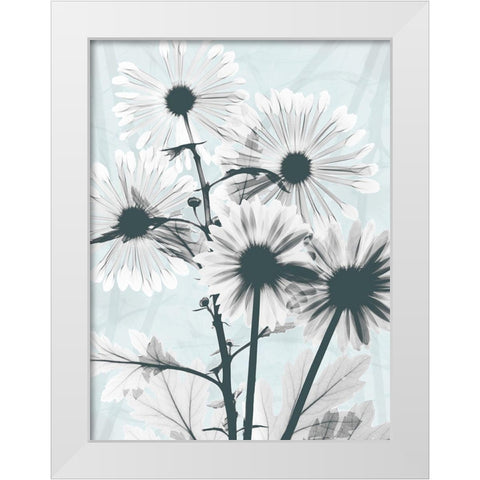 Gerbera Crystalis 1 White Modern Wood Framed Art Print by Koetsier, Albert